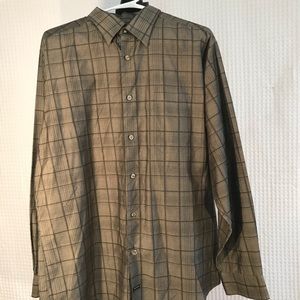 Murano Gray Long Sleeve Button Up Dress Shirt